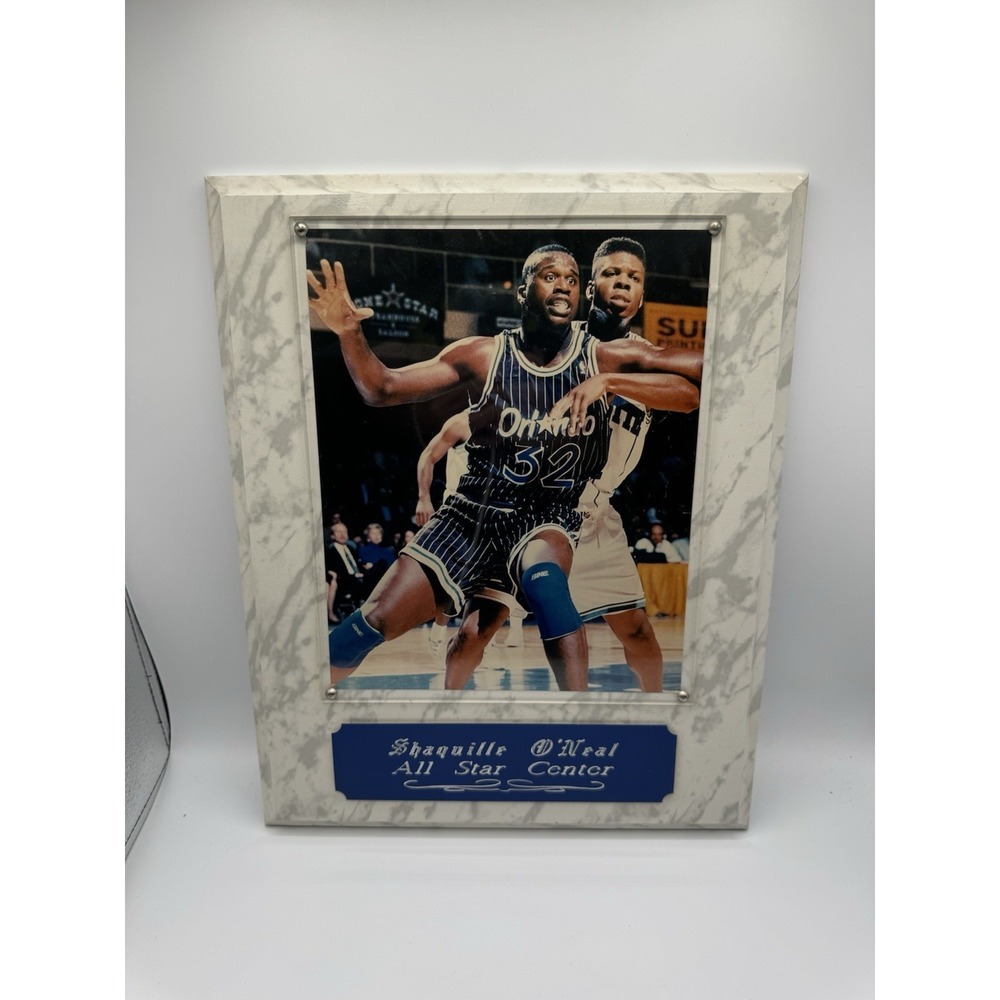 Shaquille O'Neal Plaque All Star Center 15x12 Photograph Picture Orlando Magic